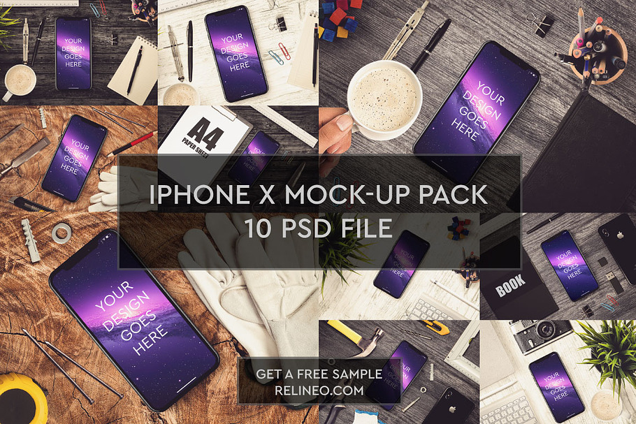 iPhone X 10 PSD Pack
