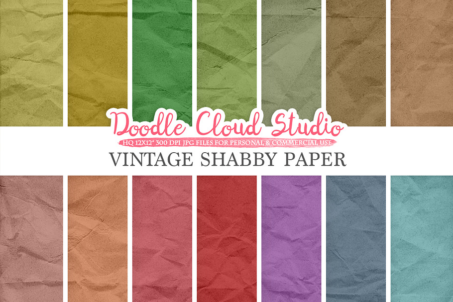 Vintage Shabby digital paper