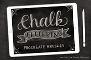 5 Chalk Lettering Procreate Brushes