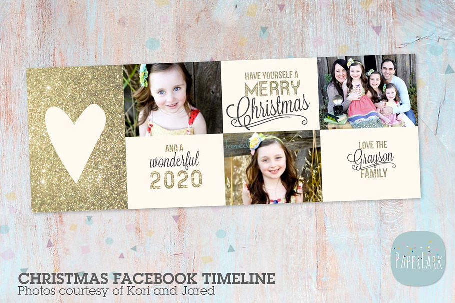 HC017 Christmas Facebook Timeline in Facebook Templates - product preview 8
