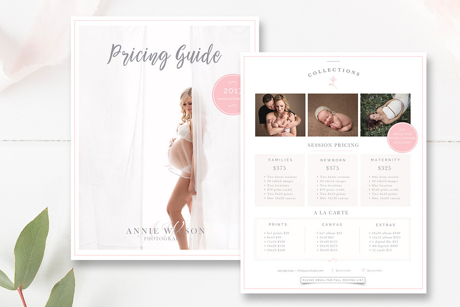 Photography Price List Template in Flyer Templates - product preview 8