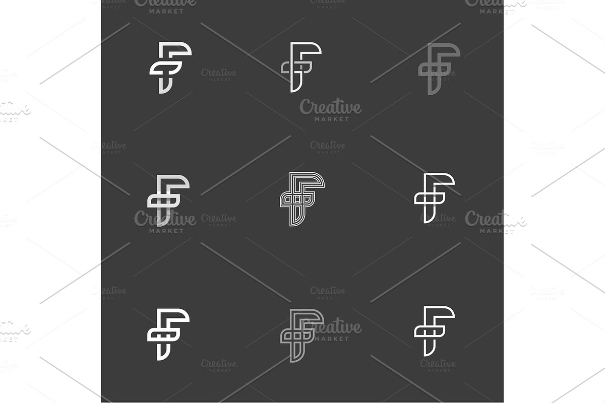 Heraldry abstract letters illustration  in Logo Templates - product preview 8