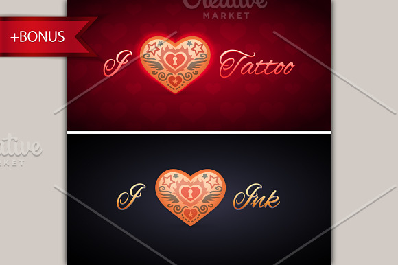 Set of Vector Sex Hearts Icons in Heart Icons - product preview 3