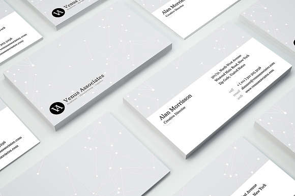 Elegant corporate business card in Business Card Templates - product preview 2
