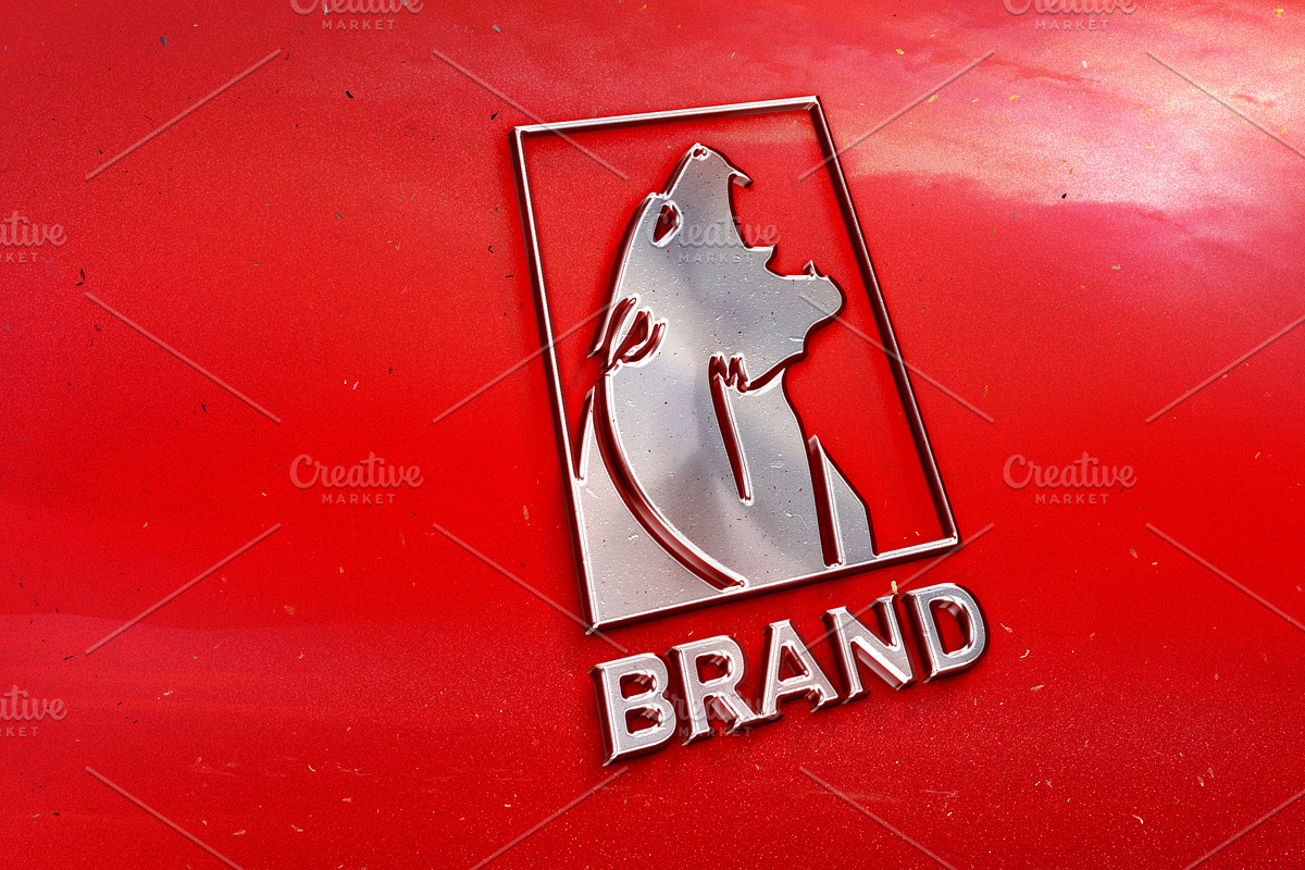 Premium Panther Logo & Mock-Up in Logo Templates - product preview 8