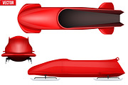 Set of Bobsleigh for two athletes.