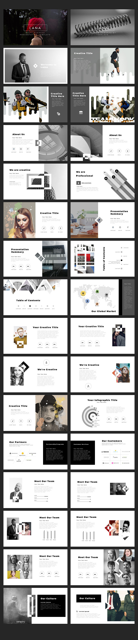 LANA PowerPoint Template in PowerPoint Templates - product preview 3
