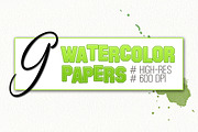 9 Watercolor Papers!