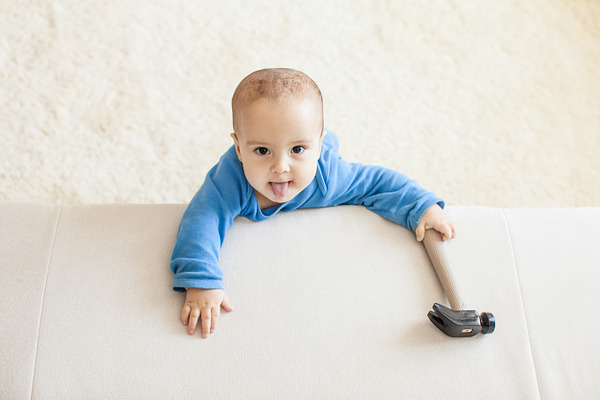 Baby with hammer intend to work | High-Quality People Images ...