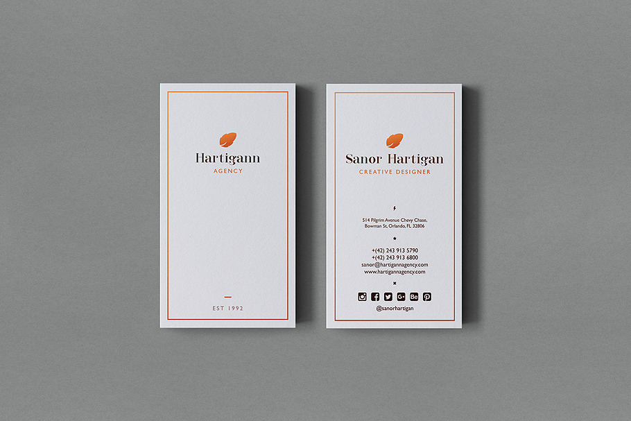 Stylish Minimal Gold Business Card in Business Card Templates - product preview 8