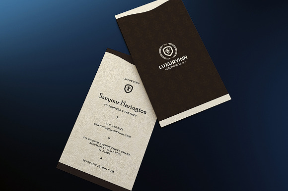 Elegant Luxurious Business Card in Business Card Templates - product preview 1