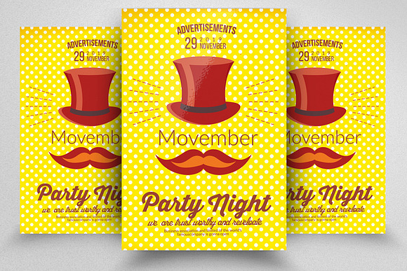 10 Movember Flyer Bundle Vol:01 in Flyer Templates - product preview 9