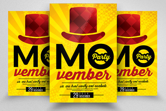10 Movember Flyer Bundle Vol:01 in Flyer Templates - product preview 10