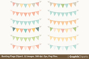 Bunting Flags Clipart