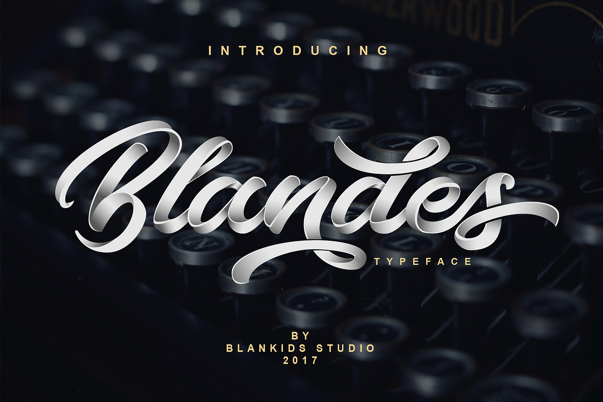 Blandes - INTRO 30% off in Display Fonts - product preview 8