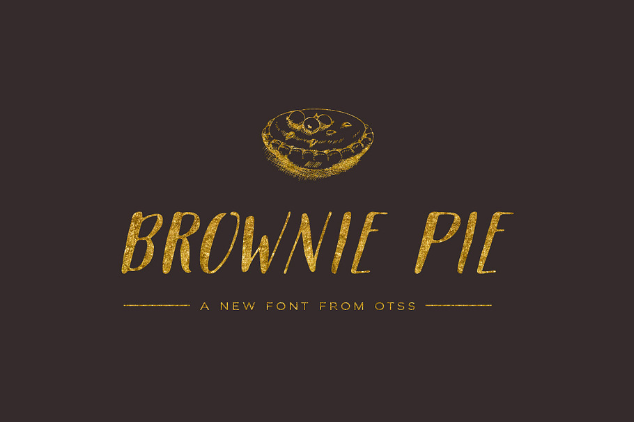 Brownie Pie in Display Fonts - product preview 8