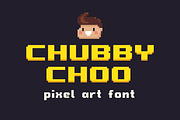 Chubby Choo - Pixel Art Font