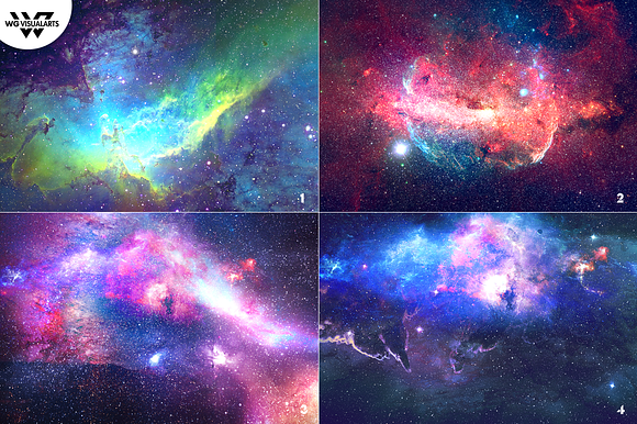16 SPACE GALAXY Textures + BONUS in Textures - product preview 1