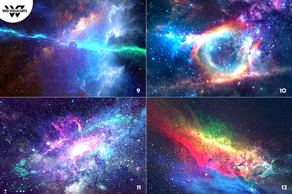16 SPACE GALAXY Textures + BONUS in Textures - product preview 3
