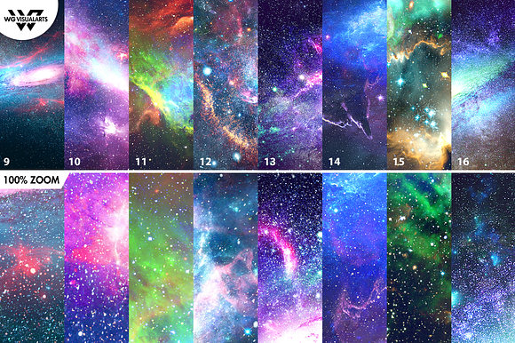 16 SPACE GALAXY Textures + BONUS in Textures - product preview 6