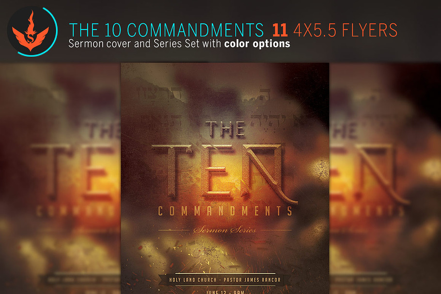 The Ten Commandments Flyer Bundle