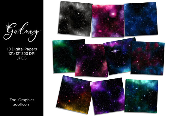 Galaxy Digital Papers in Textures - product preview 1