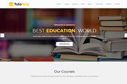Tutoring – Education HTML Template