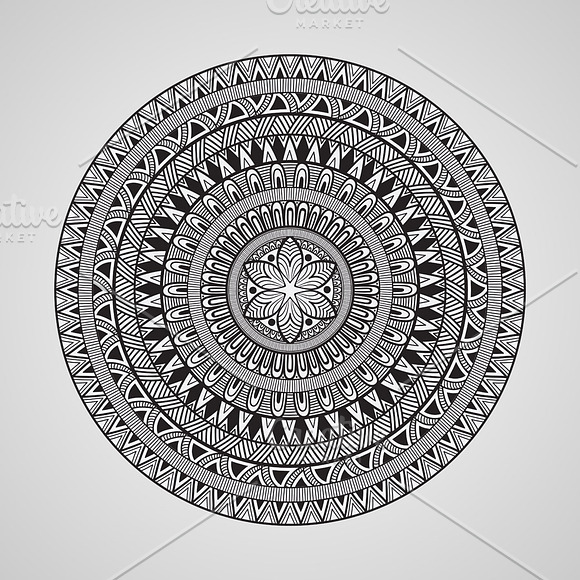 Vector Mandala Set in Patterns - product preview 2