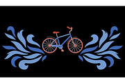 Bike Embroidery Pattern