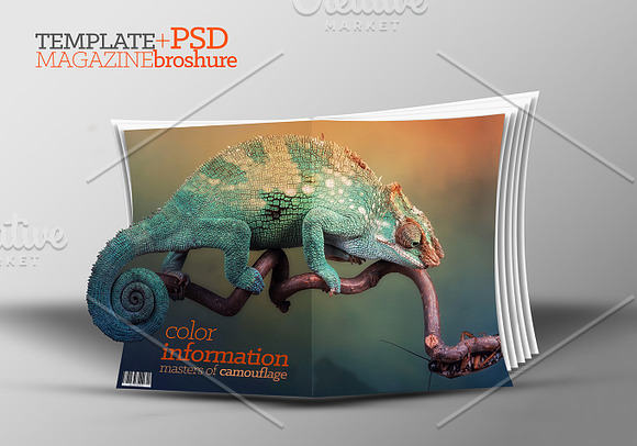 3D Template catalog+PSD in Magazine Templates - product preview 2