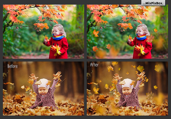 Autumn Leaves Overlays in Photoshop Layer Styles - product preview 2