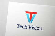 Tech Vision Logo - nex #009