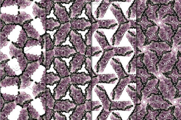 Amethyst Patterns - Gemstone Paper in Patterns - product preview 3