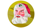 Santa Claus Father Christmas Low Pol