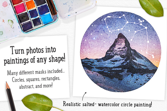 Watercolor Photo Effect - Salted in Photoshop Plugins - product preview 3