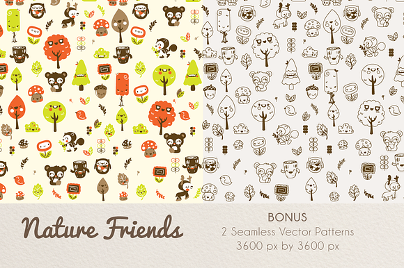 Nature Friends Vector Pack in Illustrations - product preview 4
