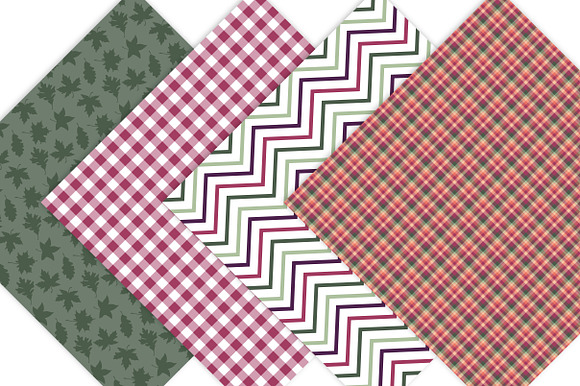 Fall Digital Scrapbook Paper Pack in Patterns - product preview 3