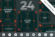 Social Media Pack | Autumn Party