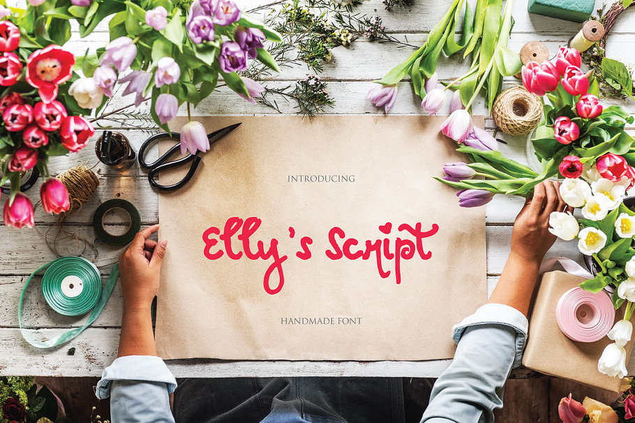 Elly's Font in Script Fonts - product preview 8