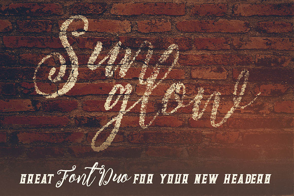 Sunglow Font Duo in Script Fonts - product preview 3