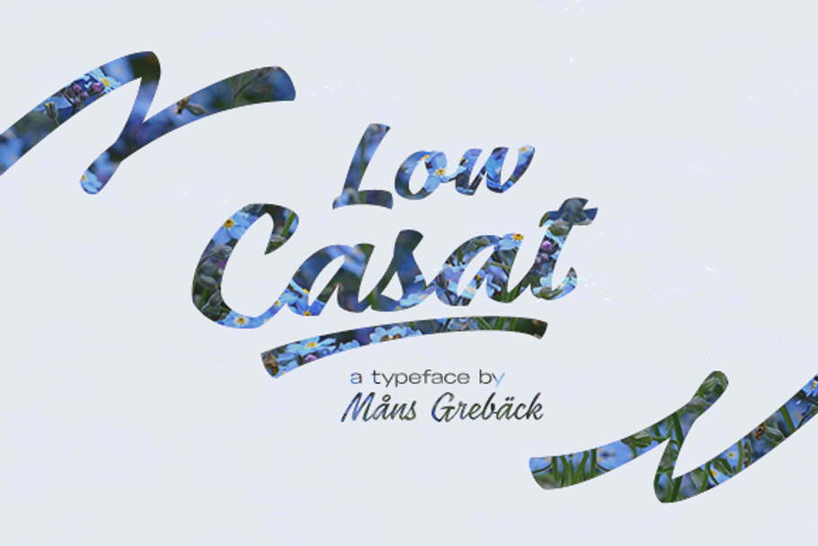 Low Casat in Script Fonts - product preview 8