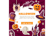 Halloween vector poster