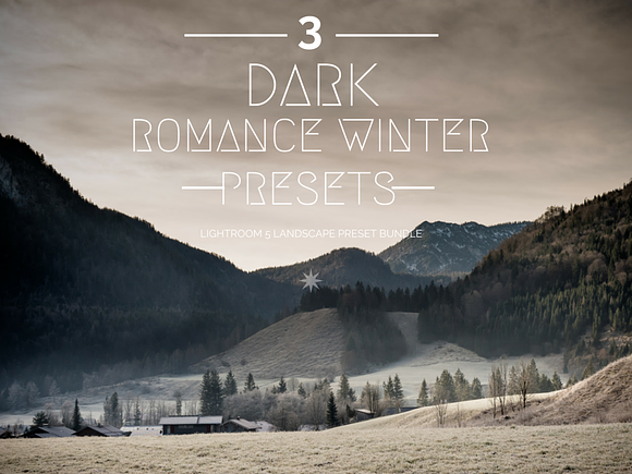Dark Winter 3 LR Preset Bundle in Photoshop Plugins - product preview 1