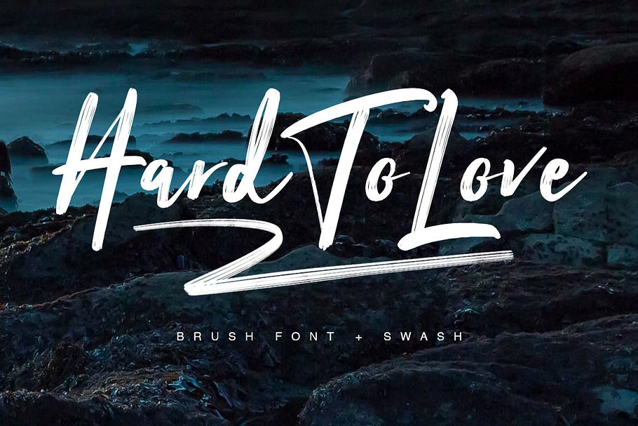Hard To Love + Swash in Script Fonts - product preview 8