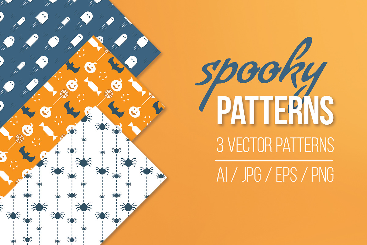 Spooky Seamless Patterns in Patterns - product preview 8