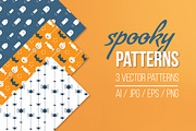 Spooky Seamless Patterns