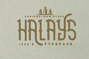 Halays Typeface (Bonus)