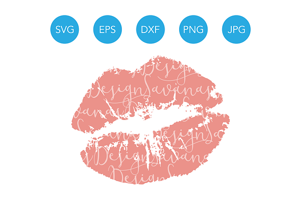 Kiss Lips SVG Lipstick Kiss Clipart