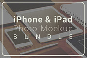 iPhone & iPad - Photo Mockup Bundle