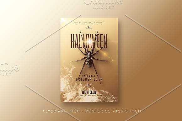 Classy Halloween Package in Flyer Templates - product preview 1